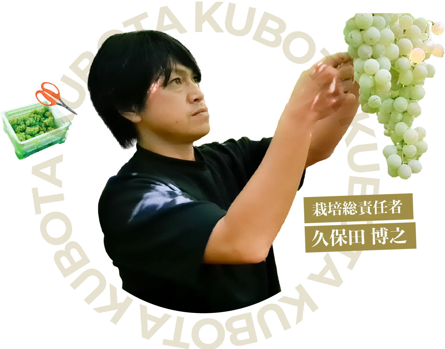 栽培総責任者 久保田 博之